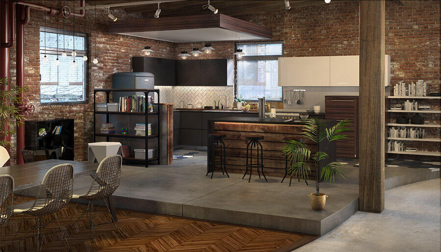 Project: Private Apartment - Interior Design &amp; Rendering - Location: New York, NY